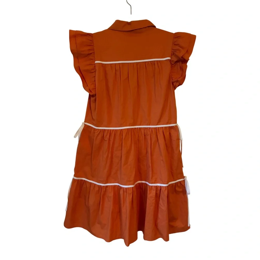 NWT TCEC | "Something In The Orange" Western Mini Dress | Size M - Picture 6 of 8